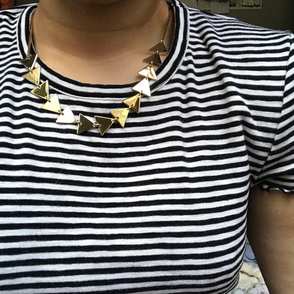j.crew gold necklace